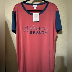 Liv Tee 2XL. Americana Collection